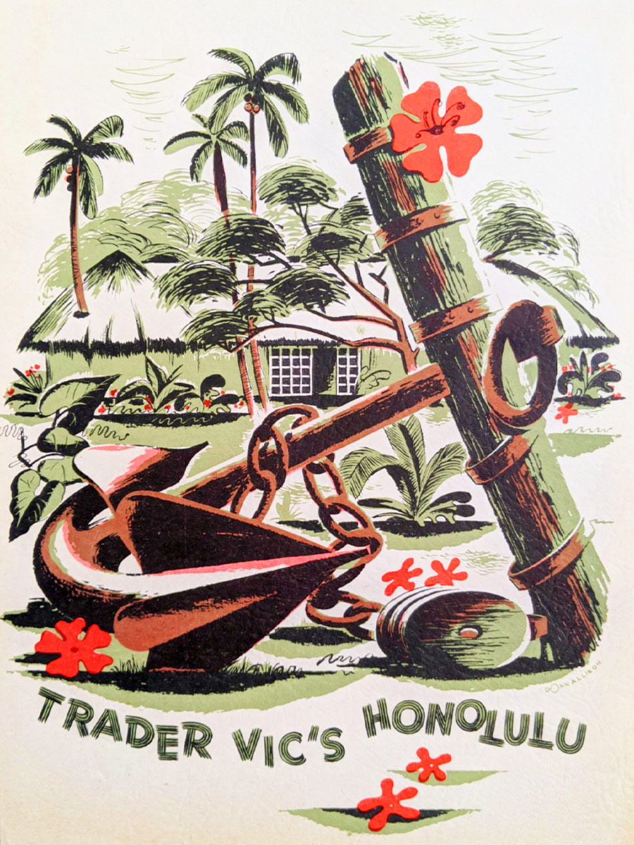 Tiki Bar: Trader Vic's - Ward Avenue - Honolulu | mytiki.life