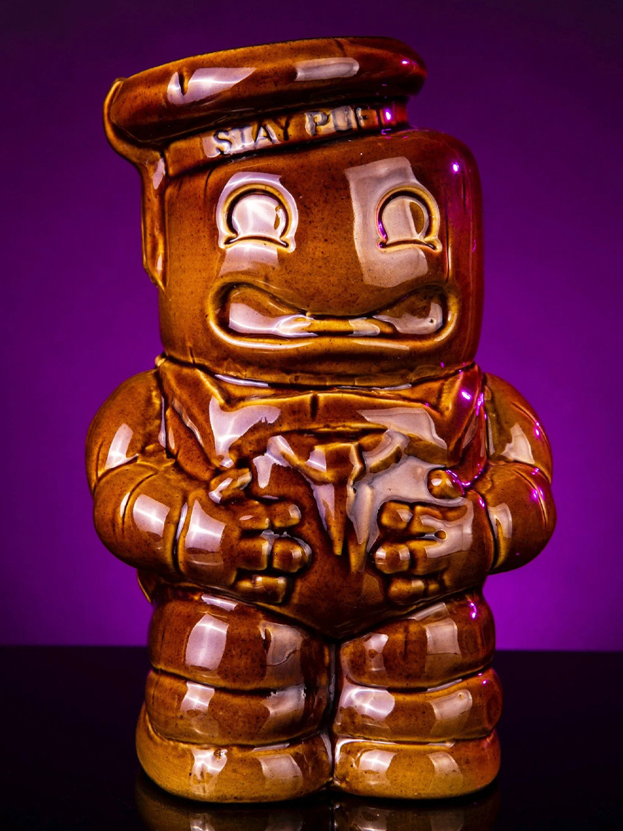 Tiki Mug: Stay Puft Marshmallow Man - Brown Edition -… | mytiki.life