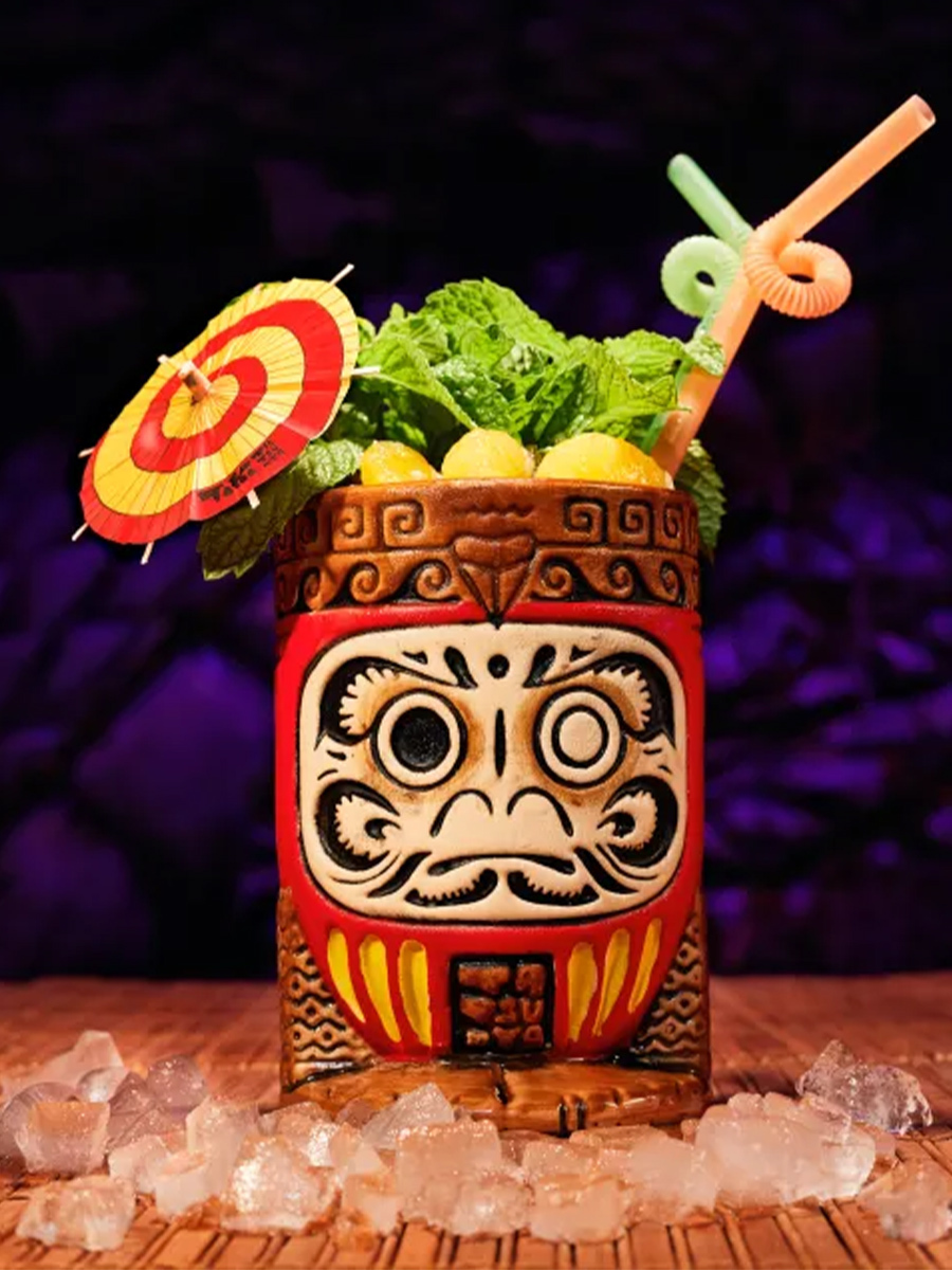 Tiki Mug: Daruma Mug - by Tiki Farm - for Tiki Tatsu-Ya | mytiki.life