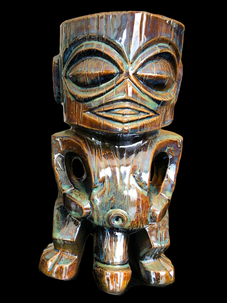 Tiki Mug: Tangaroa - Green - by Eekum Bookum - for… | mytiki.life
