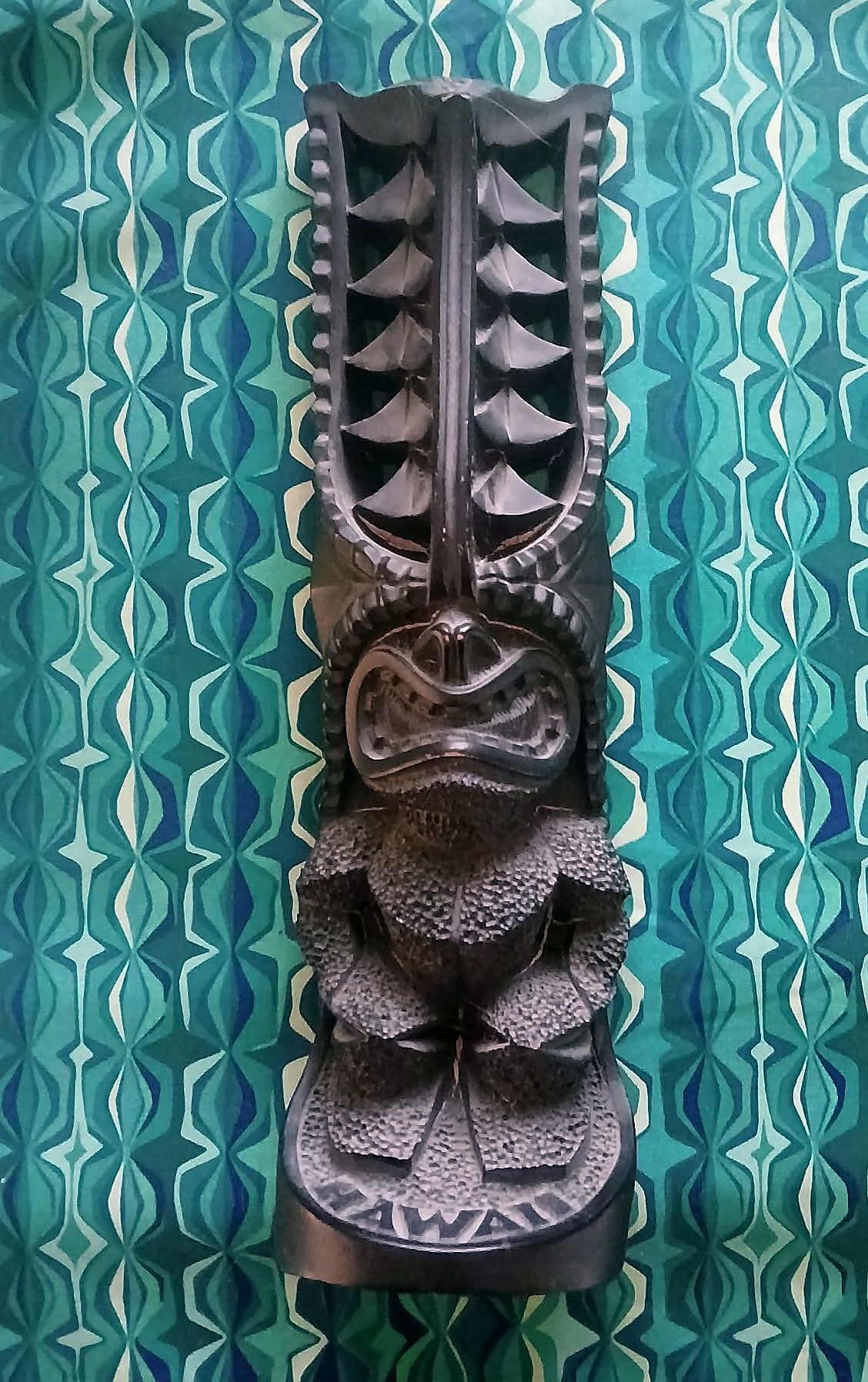 Lono Statue in Lava - 11.5 Inches Tall - Catalog No.… | mytiki.life