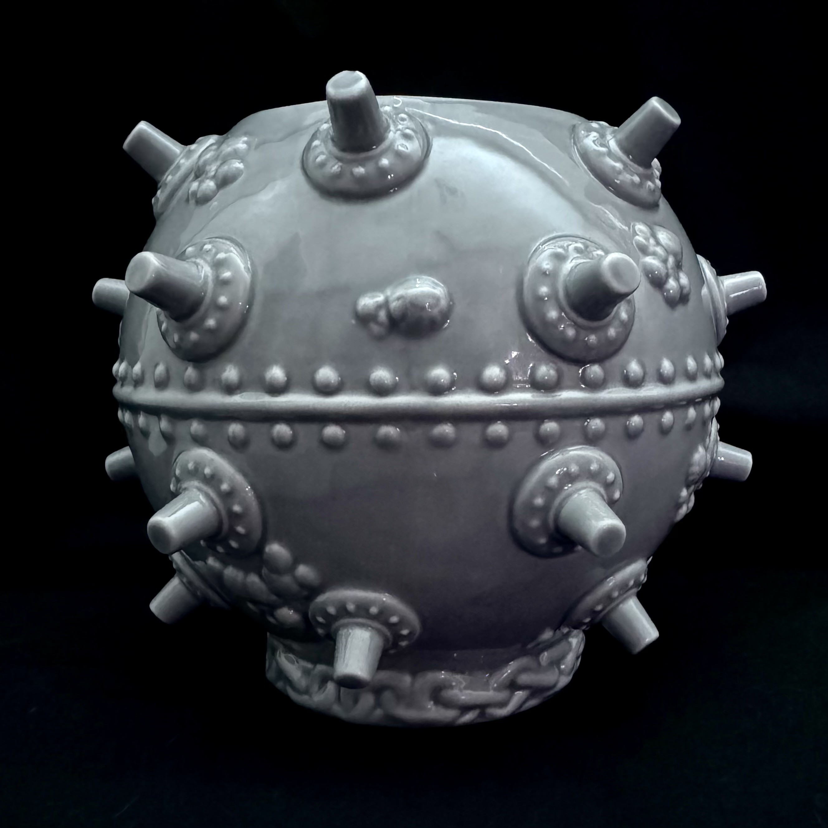 Tiki Mug: Sea Mine - Gray - by Munktiki Imports - FIG | mytiki.life