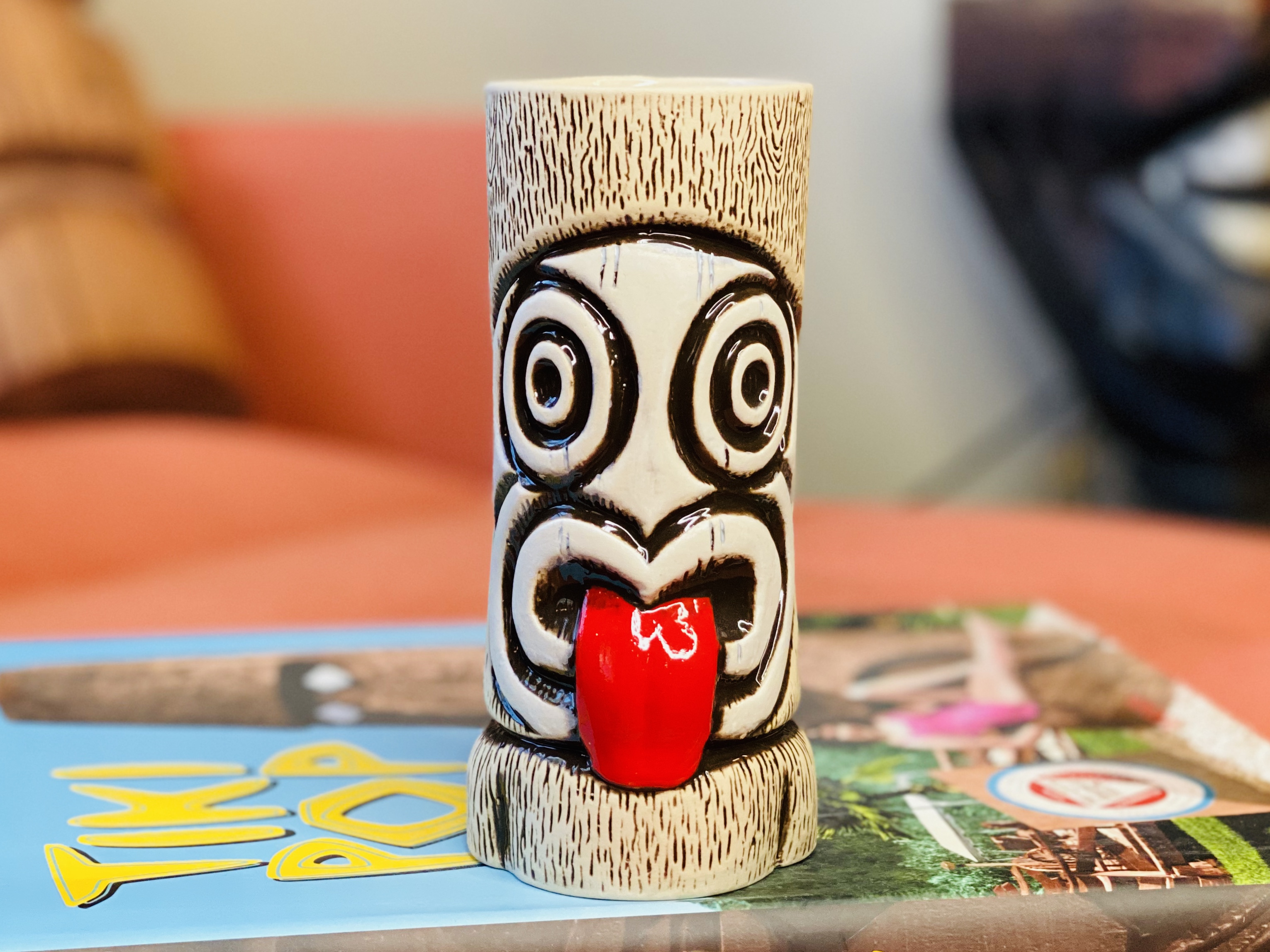 Tiki Mug: Tiki Farm Trader Mort's Mug Bone White | mytiki.life