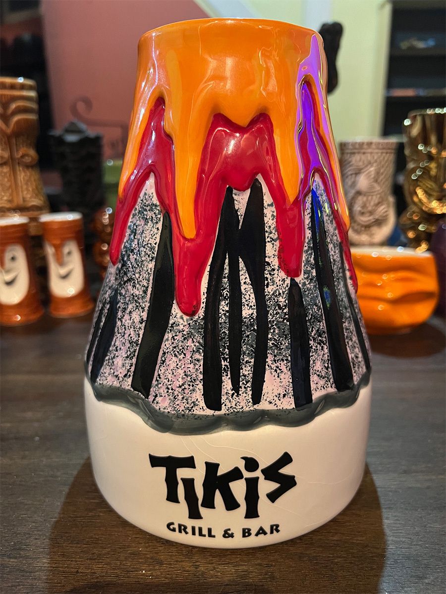 希少 レア  Hawaiian Pool Service マグ Tiki Mug: Volcano Mug - by Poolside Pineapple - for… | mytiki.life
