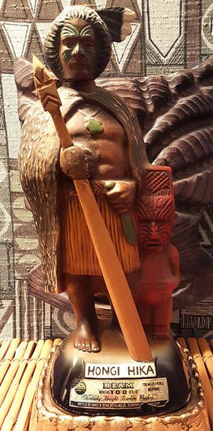 Tiki Mug: Jim Beam 1980 Hongi Hika Decanter | mytiki.life