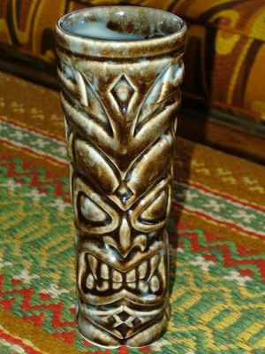 Tiki Mug: Mr. G Tiki Mug Teal | mytiki.life